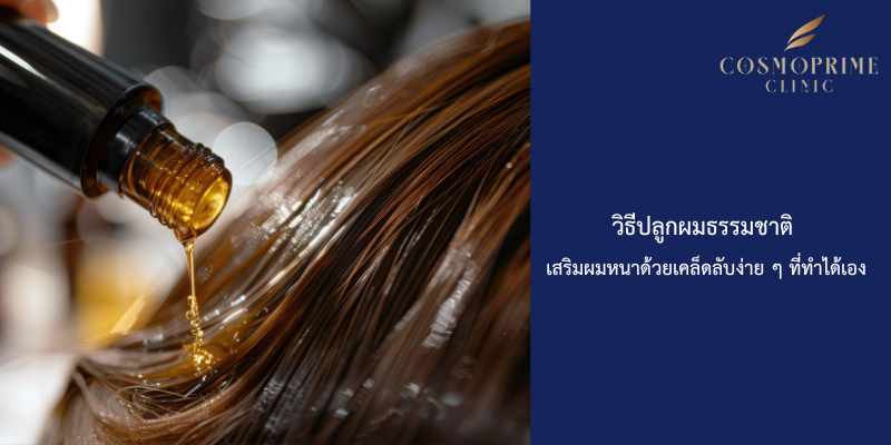 วิธีปลูกผมธรรมชาติ