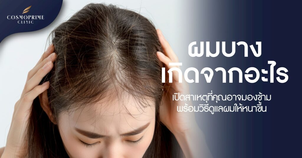 ผมบาง เกิดจากอะไร